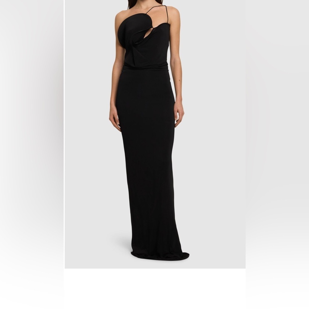 CHRISTOPHER ESBER
Asymmetric jersey midi dress